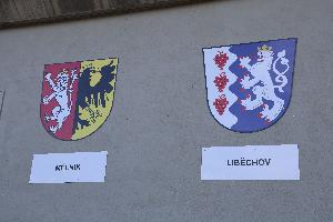 Roudnice odhalila první etapu Erbovní stěny polabských měst