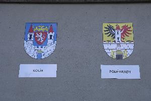 Roudnice odhalila první etapu Erbovní stěny polabských měst