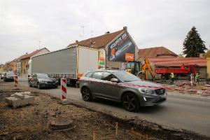 Výkopové práce omezují dopravu v ulicích Žižkova a Stadická