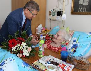 V domově důchodců slaví 101. narozeniny