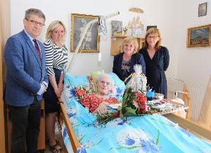 V domově důchodců slaví 101. narozeniny